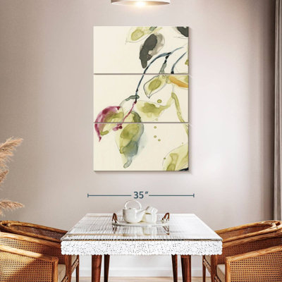 Harnek Leaf Branch Triptych I