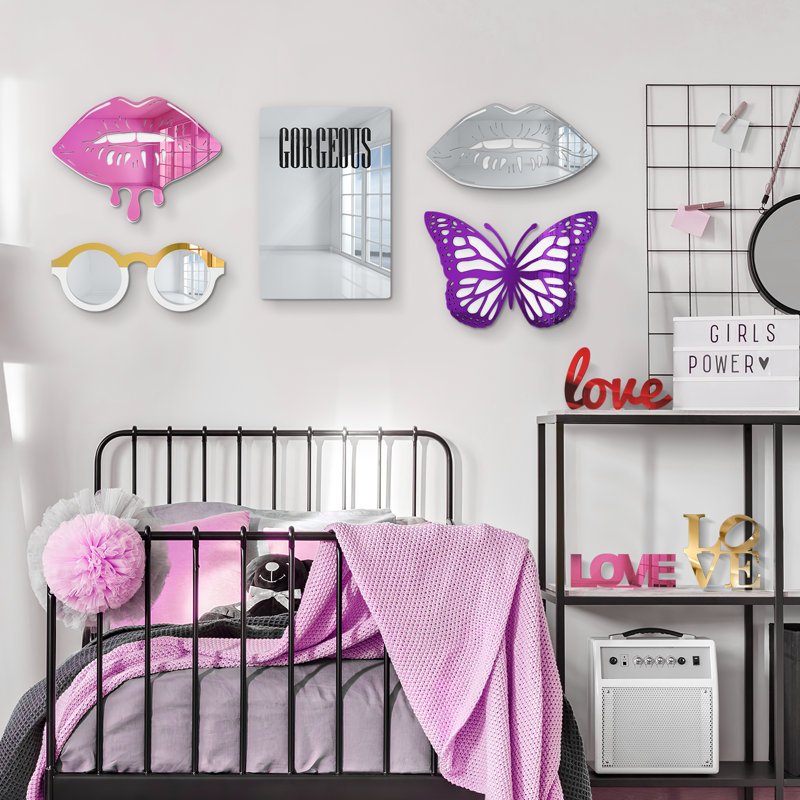 Décoration murale magnifique miroir, 17,75 po x 11,75 po