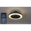 Ventilateur de plafond sans lame 19,7 po avec lumières DEL et télécommande