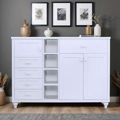 Fishtails 5 Drawer Chifferobe