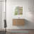 Hood-5N 36.00 In. W X 19.80 In. D X 20.00 In. H  Wall Mounting Bath Vanity In Natural Wood With White Single Sink