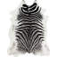 Acadia Animal Print Area Rug in Black