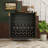 Modern 2-Door Wine Bar Cabinet with 12-Bottle Rack, Adjustable Shelf, and Soft-Closing Hinges for Dining or Living Room-1028113625