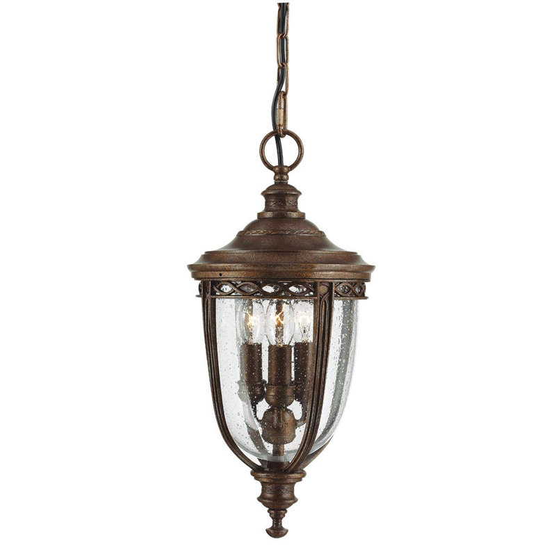 Thynes 3 - Light Pendant, Medium, British Bronze