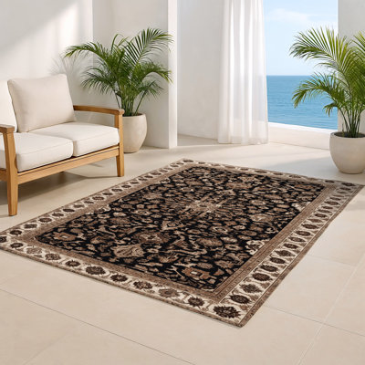 Tapis turc intérieur et extérieur brun