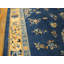Tapis bleu antique en laine Pékin