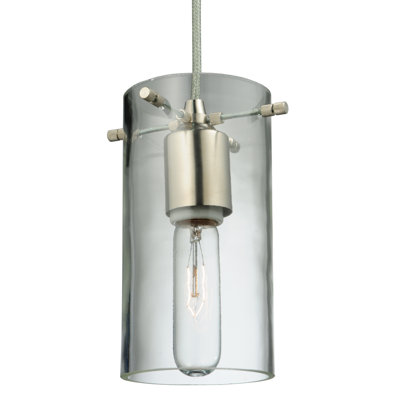 Yonkers 1 - Light Brushed Nickel Pendant