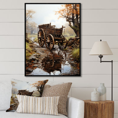 Watercolor Old Carriot Cart Memory