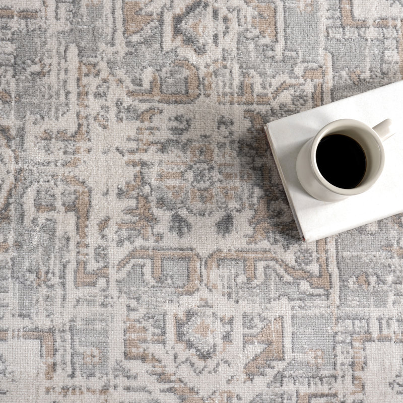 Tapis traditionnel à médaillon Lilibet, Rectangle de 10 pi x 14 pi