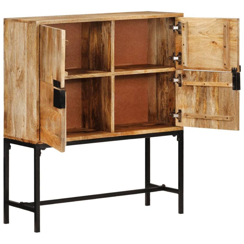Powder Coated Iron Rectangle Accent Cabinet