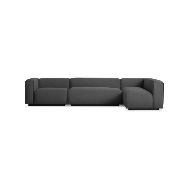 Cleon Modular Sectional, Maharam Mode in Clavicle 100% Polyester, Left Hand Facing