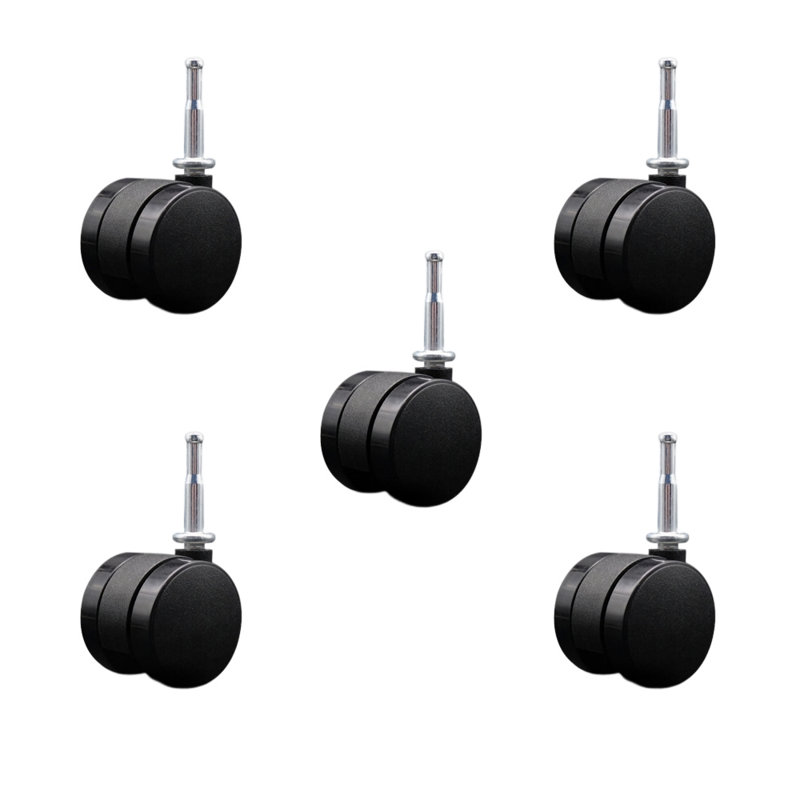 Ensemble de 5 roulettes 2 pouces 2 pouces Nylon