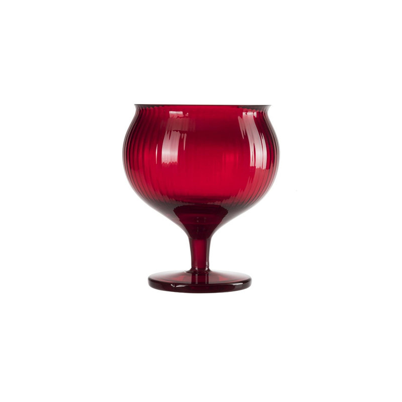 Omnia Handmade Crystal Snifter, Red
