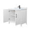 Ensemble de meuble-lavabo simple avec plateau en marbre Elan-99459533-100480752-125006171