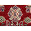 Tapis oriental géométrique Kazak rouge 6