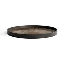 Global Views Kokoro Etched Round Tray-Brass - Wayfair Canada