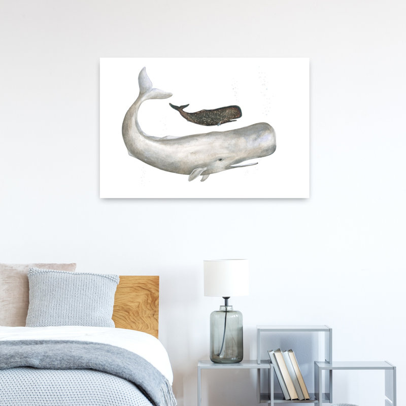Gentle Ocean Giants by Isabelle Brent - Wrapped Canvas Print, 60.96 cm H x 91.44 cm W