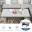 Ensemble de conversation modulaire en rotin 7 pièces avec coussins Cueva-1148190435