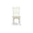 9 Piece Dining Set Includes a Rectangle Dining Room Table with Butterfly Leaf and 8 Linen Fabric Kitchen Chairs, Linen White-75815772-75815776