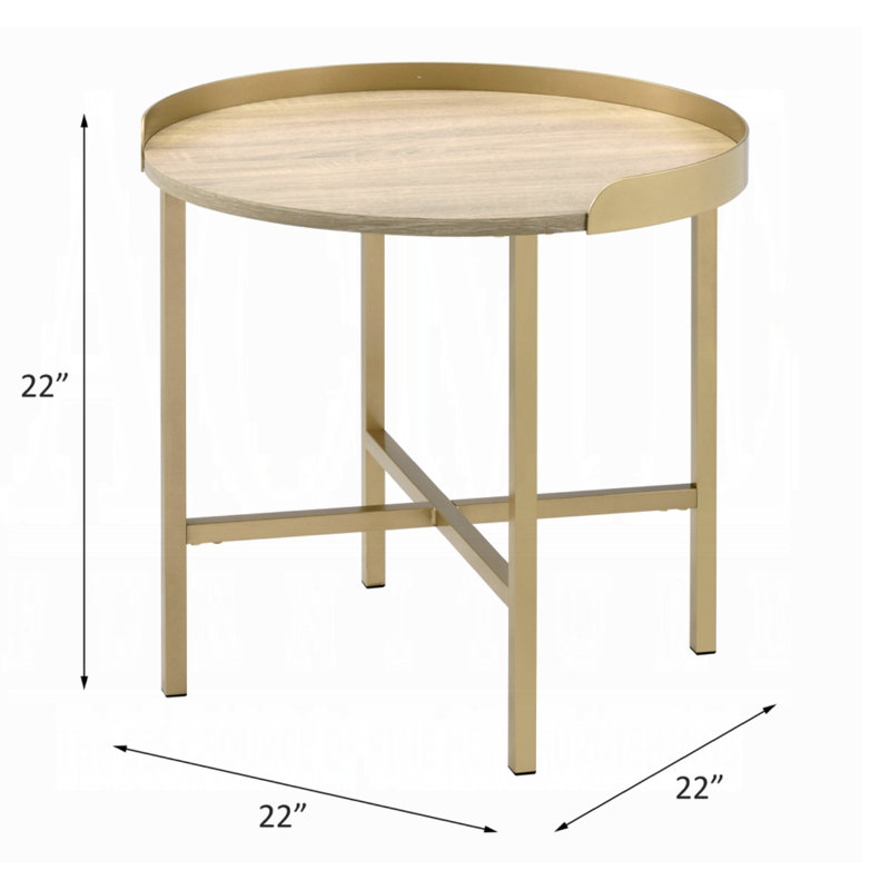 Table de bout ronde Ebron