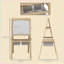 Ethelinda ClassicLiving Solid + Manufactured Wood Board Easel