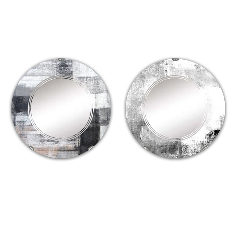 Ensemble de 2 miroirs sans cadre