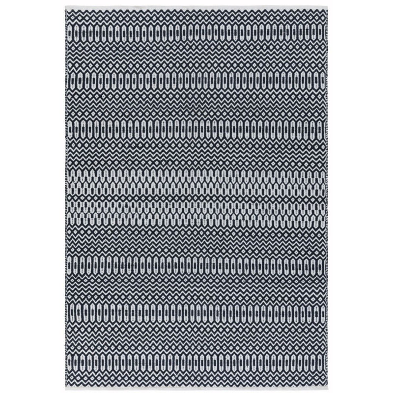 Bystrc Geometric Hand Knotted Flokati Indoor / Outdoor Area Rug, Rectangle 200 x 290cm