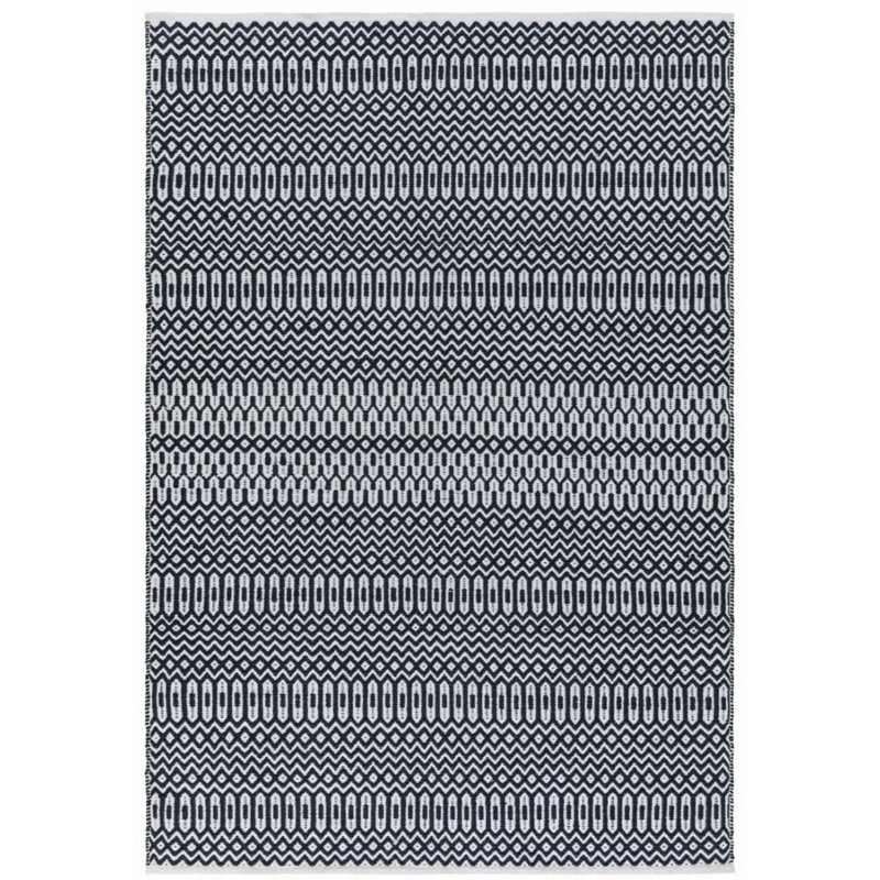 Bystrc Geometric Recycled P.E.T Hand Knotted Indoor / Outdoor Area Rug, Runner 66 x 240cm