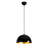 Scandinavian Style Chandelier, Black Metal Body, 11.8 x 11.8 inches | Height: 43.7 inches, Cable Length: 35.4 inches | E27 Socket (Max 40W) | Elegant Lighting Fixture for Modern Home Decor, IP20 Rated-1190949934-1190949933