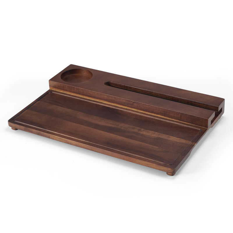 Gourmet Basics By Mikasa Wine And  Charcuterie Wood Serve Tray