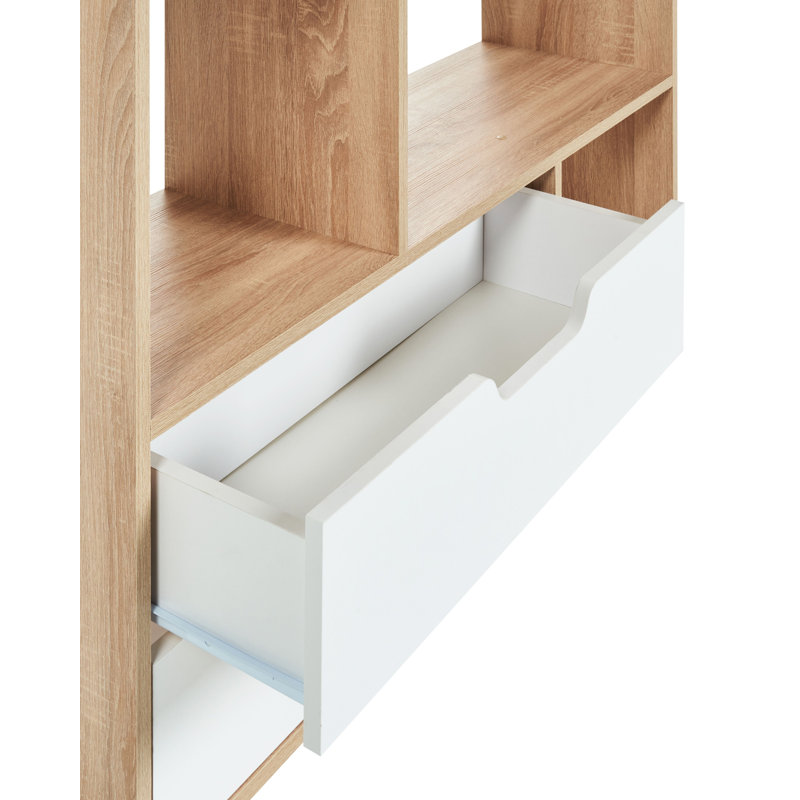 WADENA 185cm H x 110cm W Particle Board Bookcase