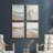 " Beach Grass Cloudy Ocean Sea Wave Horizon " 4 - Pieces-90605226-90605228