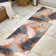 Kleon High-Low Tropical Palm Orange/Navy/Ivory Indoor/Outdoor Rug