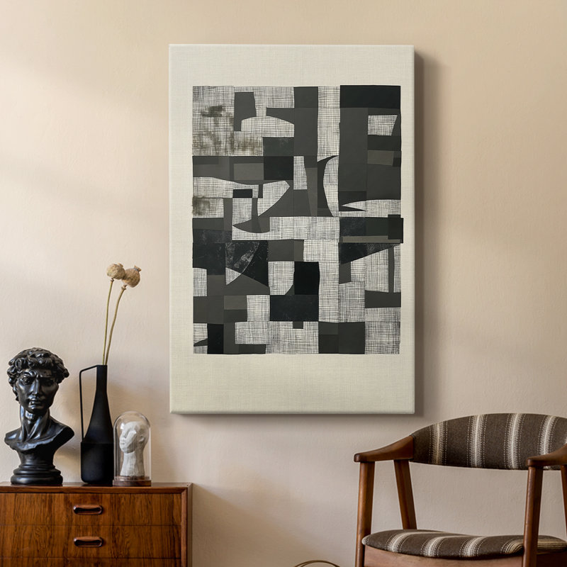 Série ABSTRACT DCCDXCI - Cavas de galerie sur mesure, H 60 po x l 40 po