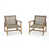 Natural Frame/ Gray Wicker