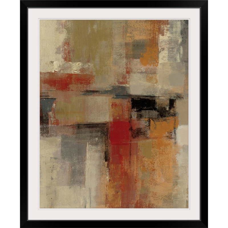 «Intersection Crop I» par Silvia Vassileva, reproduction d'art, H 48 po x l 38 po x 1,5 po, Toile