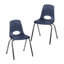 Chaise empilable 16 po avec glissières pivotantes, 2 pièces-116183594-128790127