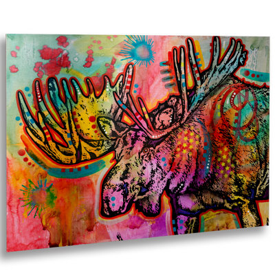 «Moose» par Dean Russo - impression d'art graphique