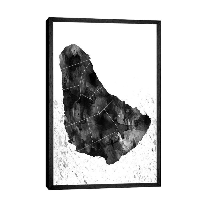 Print, Black Framed Canvas, 152.5 cm H x 101.5 cm W