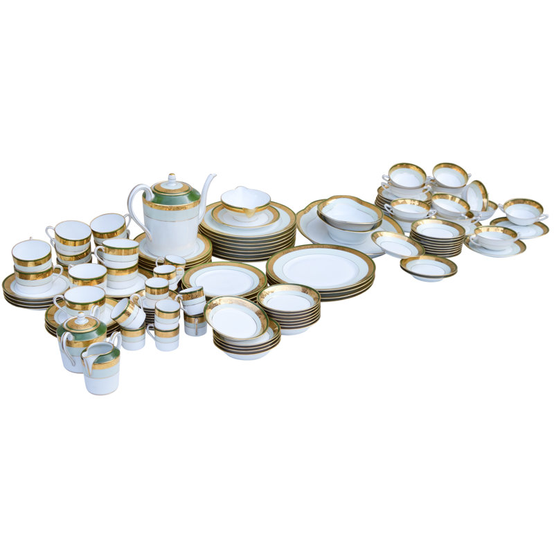 Porcelain Dinnerware Set - Service for 12