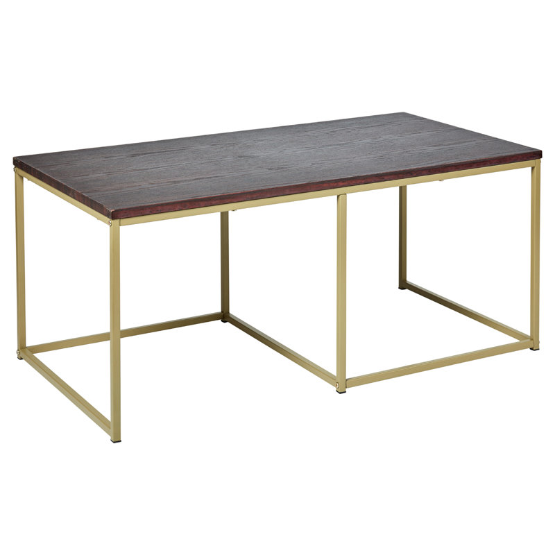 Kalyssa Frame Coffee Table, Chrome