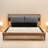 Full Size Brown & Gray Faux Leather Bed With 2Pcs Night Lights, High - Resilient Sponge Filled Headboard, Adjustable Led Slats For Even Weight Distribution, No Box Spring Required Support,-1683624788
