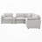 6-piece Modular Power Reclining Sectional Sofa