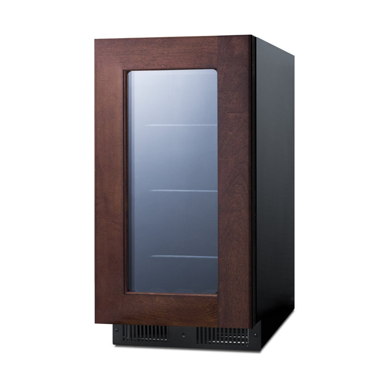 Summit Appiance 18" Wide Built-In Panel Ready Beverage Center, Left Handed