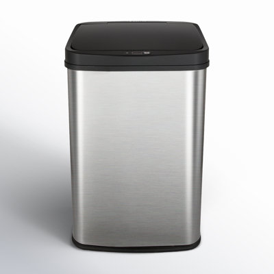 Nine Stars 13.2 Gallon Stainless Steel Motion Sensor Trash Can