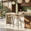 Ensemble de 2 tabourets de bar Boho l 14,96 po x P 15,15 po x H 34,84 po
