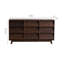 Commode d'appoint en bois massif Jissela