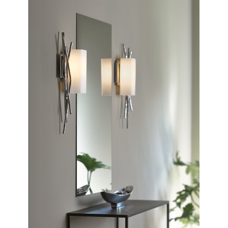 Brindille Sconce, Vintage Platinum, Left