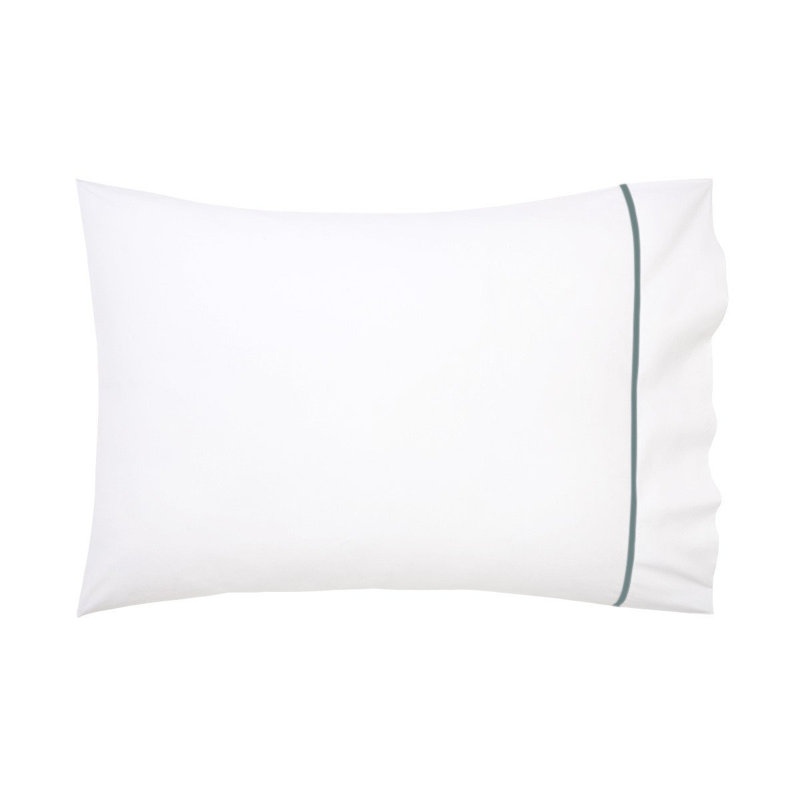 Athena Percale Pillow Case, Standard Pillowcase, Celeste