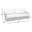 Lucan 78 po de large avec coussins Sunb-98127539
